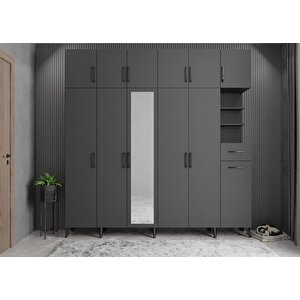 Trend 6 Kapaklı Portmanto Antrasit P.a.t_2_240cm 240 cm