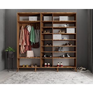 Harika Membran 5 Kapaklı Portmanto Ceviz&beyaz P.b.m.b_3_175cm 175 cm