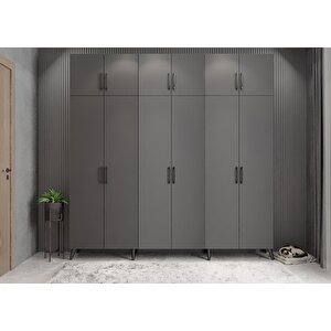 Eko Life 6 Kapaklı Portmanto Antrasit P.a.l.e_2_240cm 240 cm