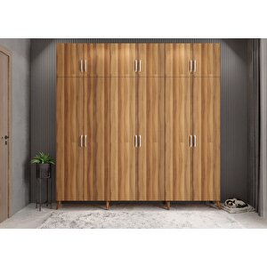 Eko Life 6 Kapaklı Portmanto Ceviz P.a.l.e_5_270cm 270 cm