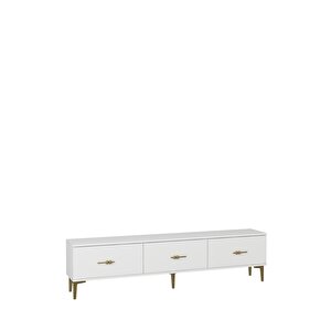 1361tv180-32ct Tv Sehpasi BEYAZ-ALTIN