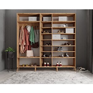 Harika Membran 5 Kapaklı Portmanto Çam&beyaz P.b.m.b_4_175cm 175 cm