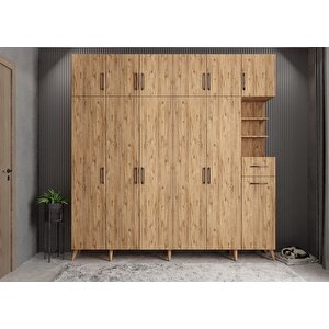 Eko Trend 6 Kapaklı Portmanto Çam P.a.t.e_3_208cm 208 cm