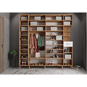 Trend 6 Kapaklı Portmanto Çam&beyaz P.a.t_7_240cm 240 cm