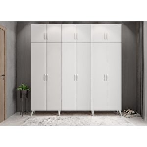 Eko Life 6 Kapaklı Portmanto Beyaz P.a.l.e_1_208cm 208 cm