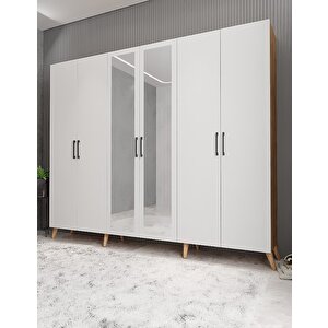 Bar 6 Kapaklı Portmanto Çam&beyaz P.a.b_7_270cm 270 cm