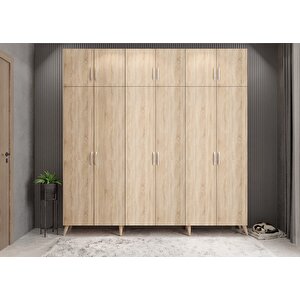 Eko Life 6 Kapaklı Portmanto Meşe P.a.l.e_4_270cm 270 cm