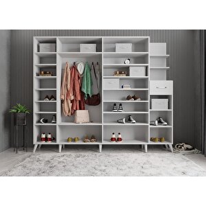 Harika 6 Kapaklı Portmanto Beyaz P.a.h_1_210cm 210 cm