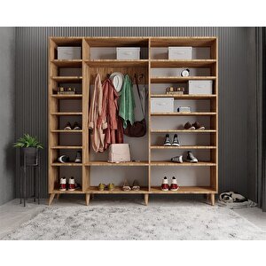 Mükemmel 5 Kapaklı Portmanto Çam&beyaz P.b.m_9_175cm 175 cm