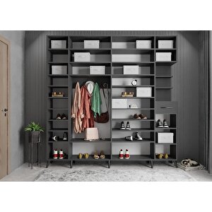 Eko Trend 6 Kapaklı Portmanto Antrasit P.a.t.e_2_240cm 240 cm