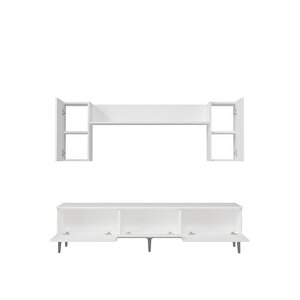 1359tv180-1ct Tv Sehpasi,tv Üni̇tesi̇ BEYAZ-GÜMÜŞ