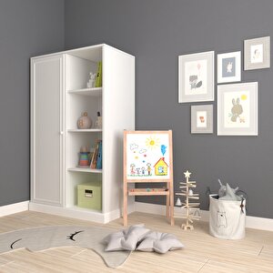 Neva Bebek & Çocuk Odası Gardırobu (çatısız)
