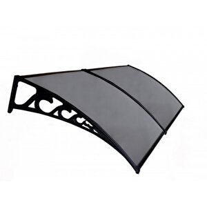 Pratik Sundurma Kapı Pencere Üstü 100x200 Cm Antrasit Gri 6 Mm Levhalı