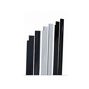 Pratik Sundurma Kapı Pencere Üstü 100x200 Cm Siyah 6 Mm Levhalı