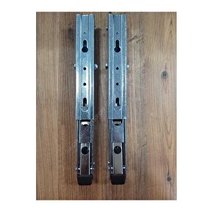 Mandallı Katlanabilir Masa Konsolu Çinko 1 Çift 30cm