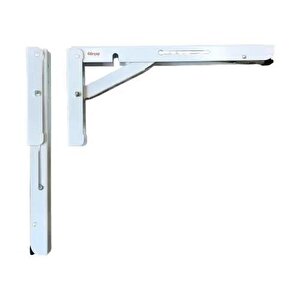 Şen Mandallı Katlanabilir Masa Konsolu Beyaz 40 Cm 1 Çift