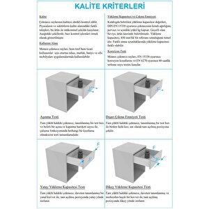 Minnes Bas Aç Teleskopik Çekmece Rayı H46mm - 50cm