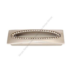 Taşlı Gömme Kulp 96mm İnoks (2 Adet)