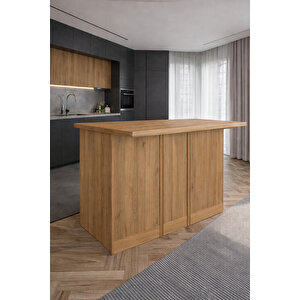 Anda 2 Çekmeceli̇ 2 Kapakli Mutfak Adasi- Çok Amaçli Dolap-hazir Mutfak Dolabi-erzak-ki̇ler  Dolabi - Atlantikçam-beyaz