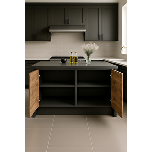 Sally Mutfak Adası - Alt Modül 100 Cm Antrasit