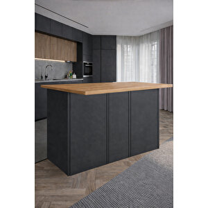 Anda 2 Çekmeceli̇ 2 Kapakli Mutfak Adasi- Çok Amaçli Dolap-hazir Mutfak Dolabi-erzak-ki̇ler  Dolabi - Atlantikçam Tezgah