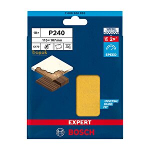 Expert C470 115x107 Mm 240 Kum 10'lu Zımpara Kağıdı 6 Delikli 2608900895