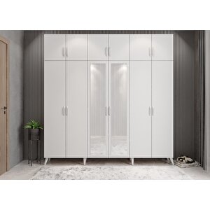 Life 6 Kapaklı Portmanto Beyaz P.a.l_1_208cm 208 cm