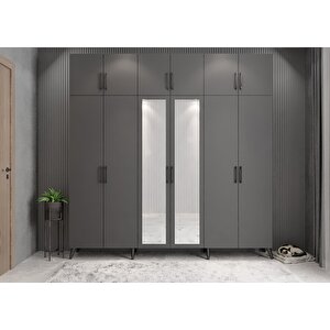 Life 6 Kapaklı Portmanto Antrasit P.a.l_2_240cm 240 cm