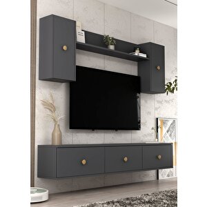 1356tv180-1dd Duvara Montaj Tv Sehpasi, Tv Üni̇tesi̇ ANTRASİT-SAFİRMEŞE Antrasit-Safirmeşe