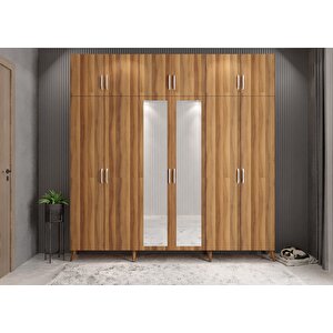 Life 6 Kapaklı Portmanto Ceviz P.a.l_5_208cm 208 cm