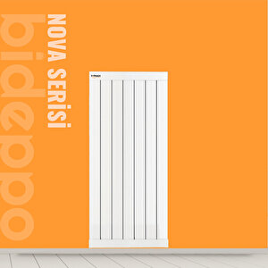 Nova Serisi Yükseklik 150 Cm Genişlik 29 Dilim (245 Cm) Alüminyum Radyatör 29 Dilim