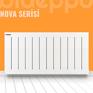 Nova Serisi Yükseklik 50 Cm Genişlik 9 Dilim (76 Cm) Alüminyum Radyatör 9 Dilim