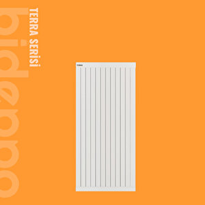 Terra Serisi Yükseklik 150 Cm Genişlik 35 Dilim (196 Cm) Alüminyum Radyatör 35 Dilim