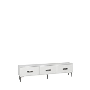 1365tv180-32ct Tv Sehpasi Beyaz-Gümüş