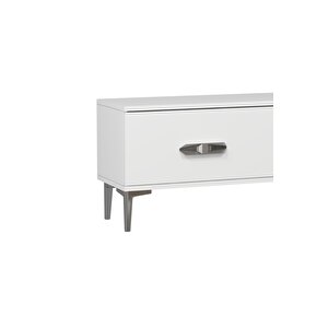 1365tv180-32ct Tv Sehpasi Beyaz-Gümüş