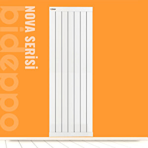 Nova Serisi Yükseklik 200 Cm Genişlik 8 Dilim (68 Cm) Alüminyum Radyatör 8 Dilim