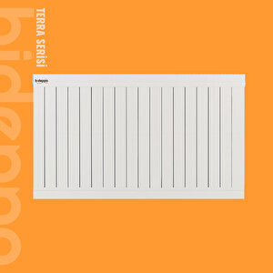 Terra Serisi Yükseklik 60 Cm Genişlik 16 Dilim (90 Cm) Alüminyum Radyatör 16 Dilim