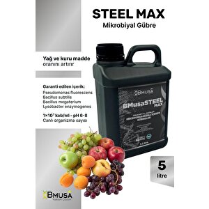 Bmusa Steel Max 5 Lt Mikrobiyal Gübre