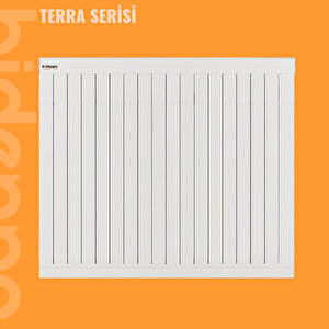 Terra Serisi Yükseklik 90 Cm Genişlik 19 Dilim (107 Cm) Alüminyum Radyatör 19 Dilim