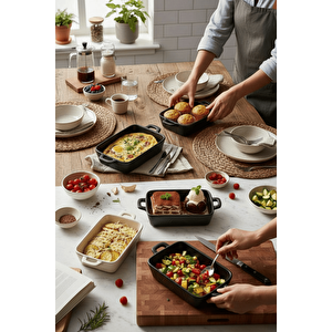 2 Li Kulplu Seramik Siyah Beyaz Sosluk Meze Çerez Meyve Sunum Tabağı Kahvaltı Seti Mit1274