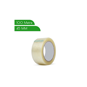 Güçlü Yapışkan Şeffaf Koli Bandı 45 Mm X 100 Mt Mit1281