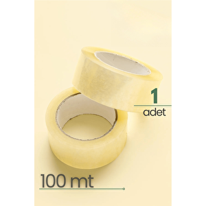 Güçlü Yapışkan Şeffaf Koli Bandı 45 Mm X 100 Mt Mit1281