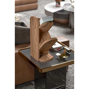 Reyo Falez 3 Raflı Masaüstü Kitaplık Kitap Rafı Atlantik Çam