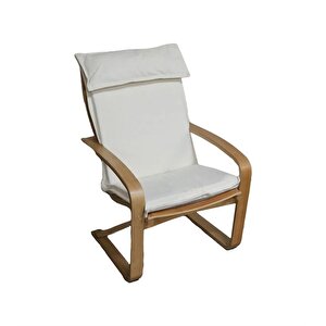 Reyo Home Florida Tv Koltuğu & Dinlenme Koltuğu & Balkon Teras Koltuğu Krem