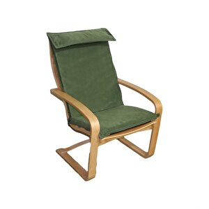 Reyo Home Florida Tv Koltuğu & Dinlenme Koltuğu & Balkon Teras Koltuğu Yeşil