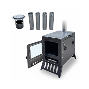 Kadıoğlu Ks45 Portatif Kamp, Çadır, Karavan Sobası