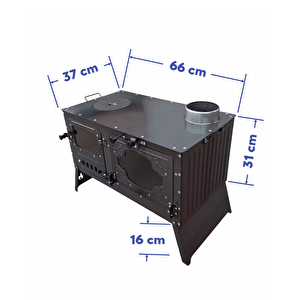 Kadıoğlu Ks70f Maşınga Kuzine Soba