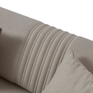 Edsy Home Regnar 3+3+1 Koltuk Takımı Krem