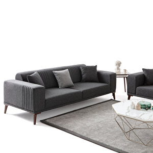 Edsy Home Regnar 3+3+1+1 Koltuk Takımı Antrasit