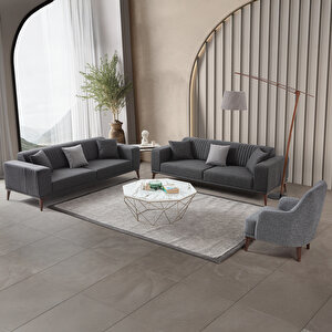 Regnar 3+3+1 Koltuk Takımı Antrasit Antrasit